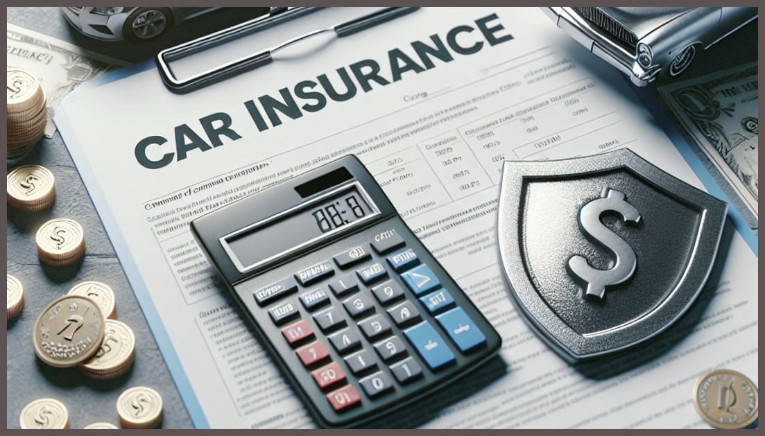 Illustration representing the risks of choosing the cheapest car insurance premium